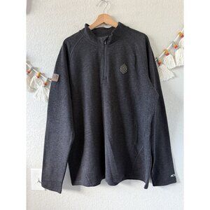 Scentlok Trek Base Layer Merino Wool Bind Hunting Gray Half Zip Outdoor Men XL